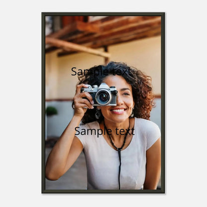 Stimmungsvolle Wandkunst für stilvolle Räume. Classic Semi-Glossy Paper Metal Framed  dein Foto: für stilvolle Raumgestaltung. Schlicht, elegant und wirkungsvoll.