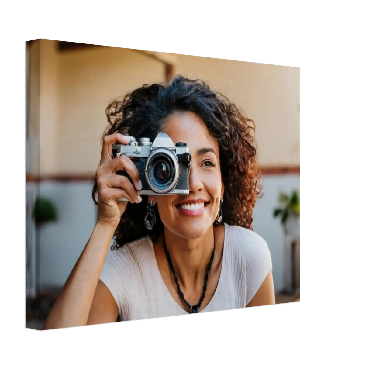 Stimmungsvolle Wandkunst für stilvolle Räume. Dein Foto auf Leinwand – Verewigen Sie Ihre Familienportraits: zeitlos und harmonisch. Schlicht, elegant und wirkungsvoll.
