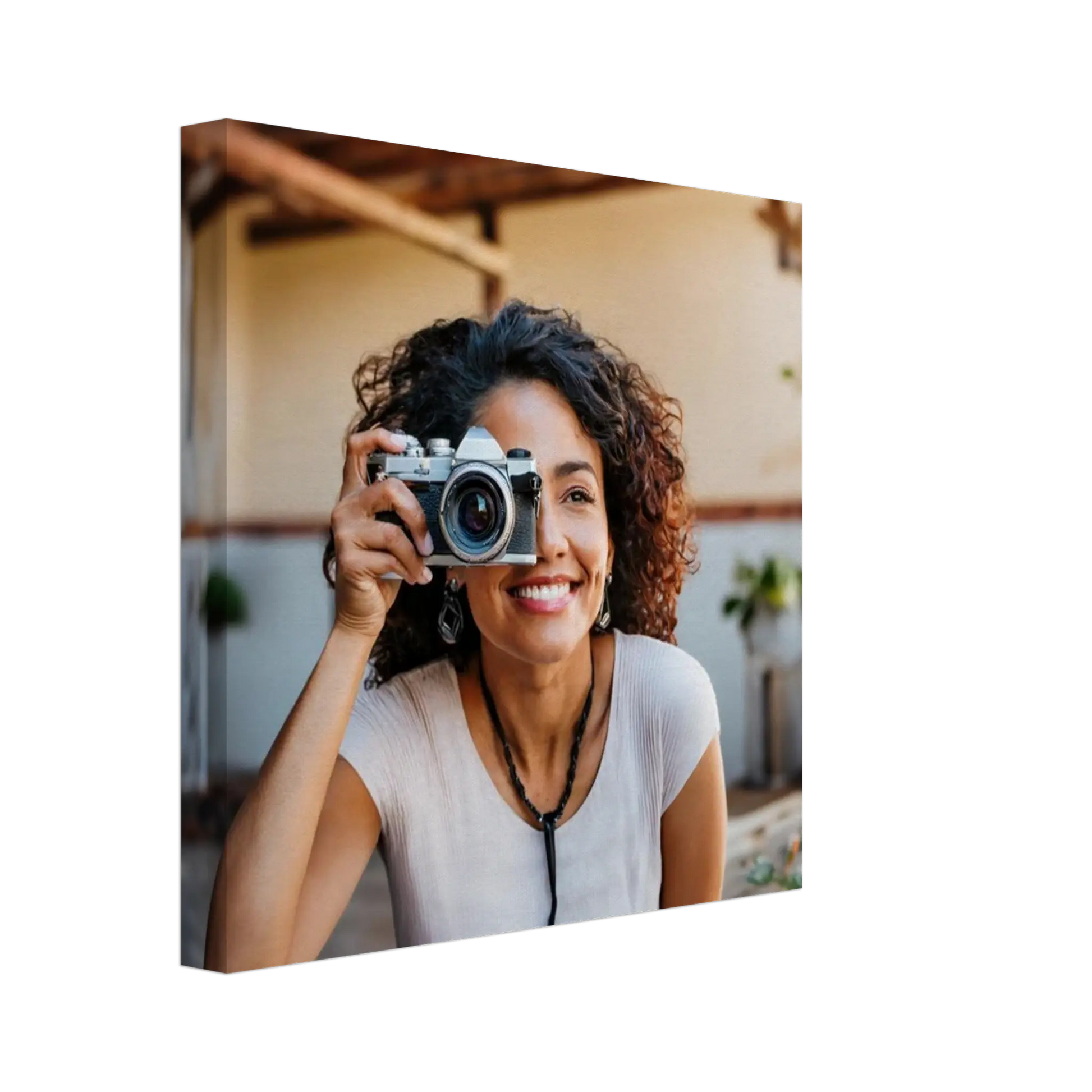 Individuelle Familienportraits auf Leinwand mit Foto 30 % auf Leinwände Black Friday - Zoey Kunstdrucke