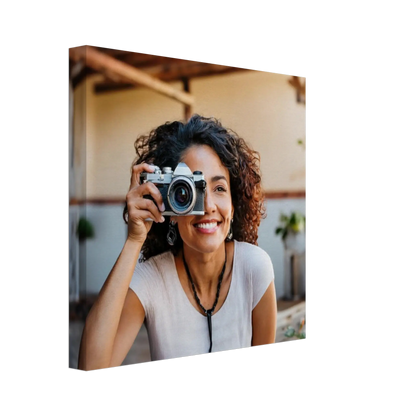 Individuelle Familienportraits auf Leinwand mit Foto 30 % auf Leinwände Black Friday - Zoey Kunstdrucke