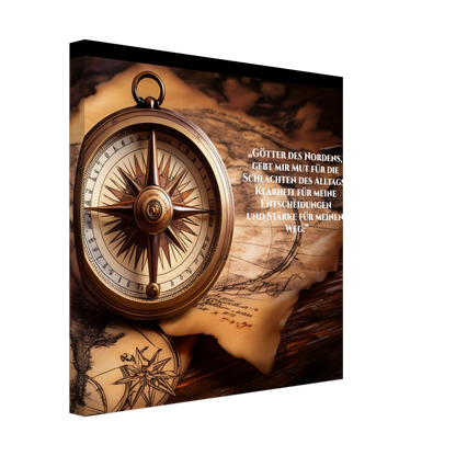 Stimmungsvolle Wandkunst für stilvolle Räume. Nordische Kraftgebete auf Leinwand: zeitlos und harmonisch. Schlicht, elegant und wirkungsvoll.