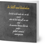Stimmungsvolle Wandkunst für stilvolle Räume. Trauerspruch schwester- Dankeskarte handgemacht als Kunstdruck: für stilvolle Raumgestaltung. Eine besondere Bereicherung für jeden Raum.