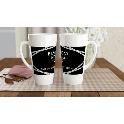 Ein Ausdruck moderner Ästhetik. Personalisierbare Keramiktasse – Dein individueller Tassen-  Black Friday Spezial 25 % auf alle Flaschen und Tassen: passt in jedes Ambiente. Schlicht, elegant und wirkungsvoll.