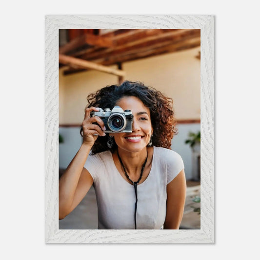 Premium Wooden Framed Poster With Museum-Quality Matte Paper - Zoey Kunstdrucke