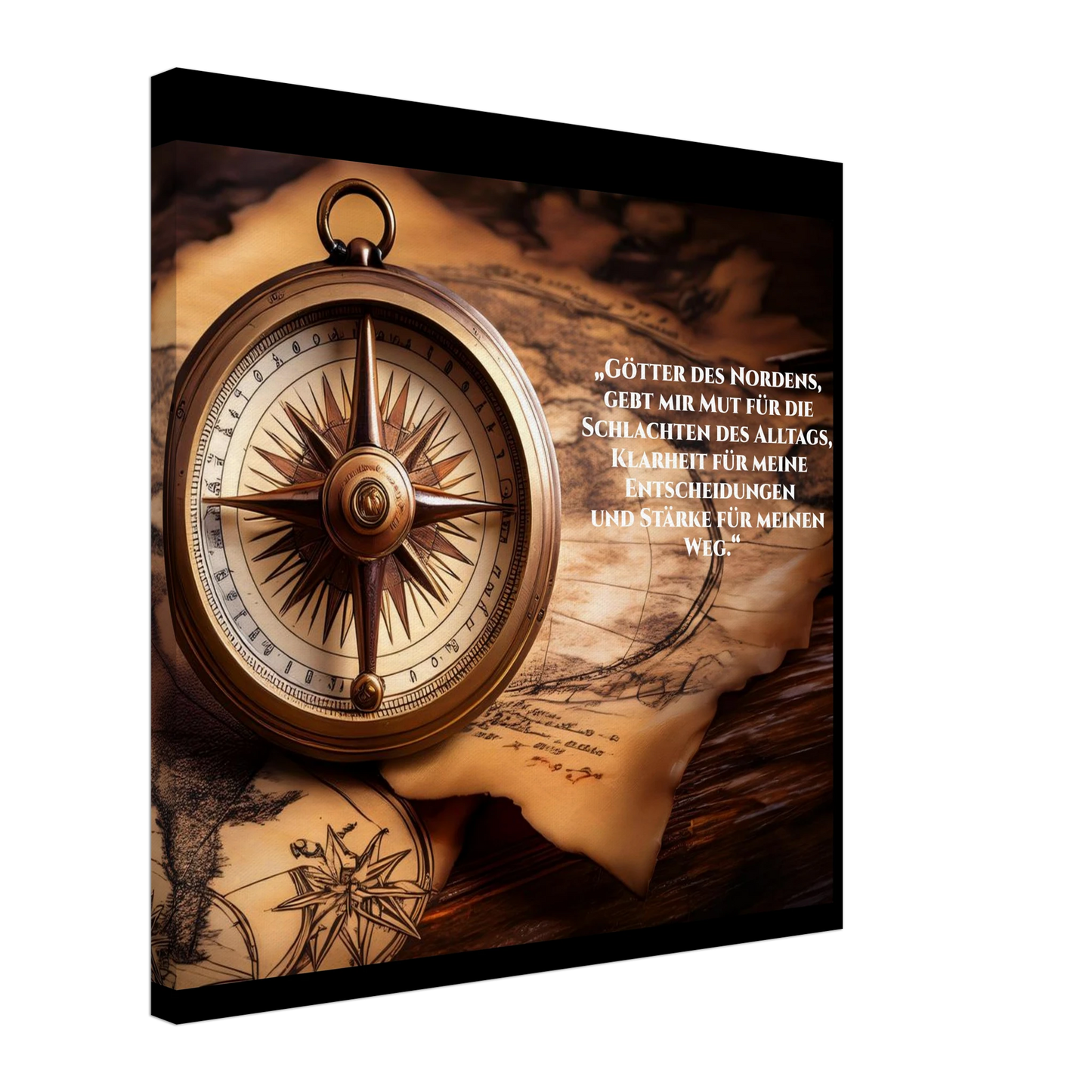 Dekoration mit Charakter. Nordische Kraftgebete auf Leinwand: zeitlos und harmonisch. Eine besondere Bereicherung für jeden Raum.