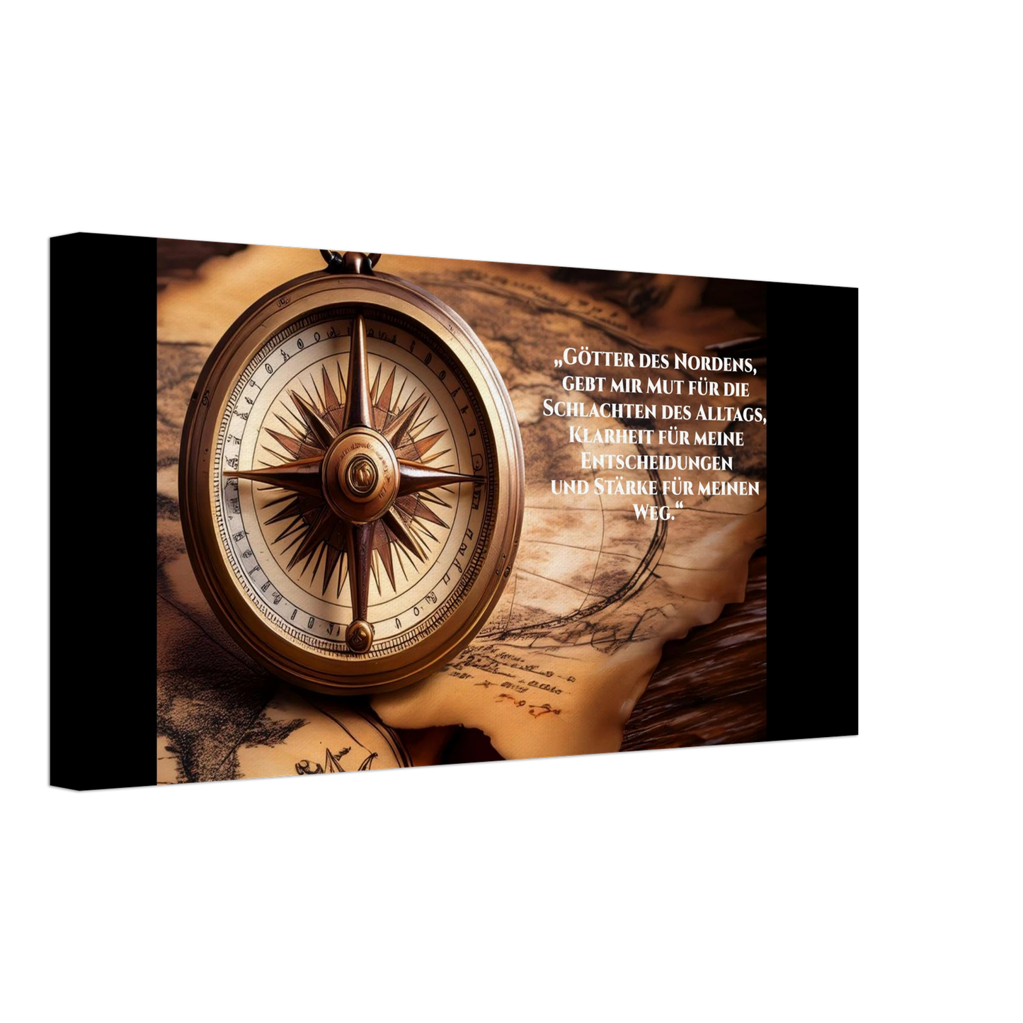 Dekoration mit Charakter. Nordische Kraftgebete auf Leinwand: zeitlos und harmonisch. Eine besondere Bereicherung für jeden Raum.