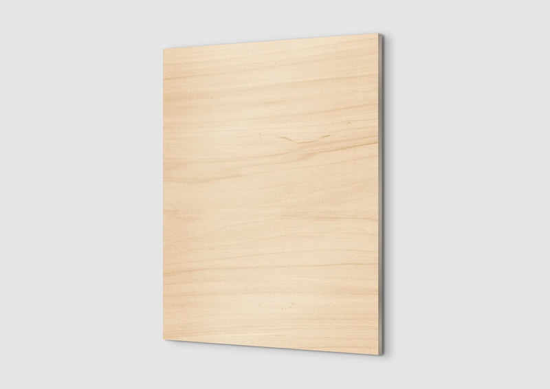 Eine Birkenholzplatte das Rohmaterial zu bedruckten und personalisierten Holzplatten. Personalisierte Geschenke - tassen -Bilder - Kunstdrucke 