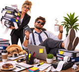 Lustige Buchhalter-Tasse – Bürochaos mit Humor
