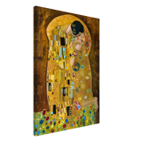 Gustav Klimt Der Kuss – Leinwanddruck für zeitlose Kunstliebhaber – Kunstdruck auf Leinwand mit Holzkeilrahmen