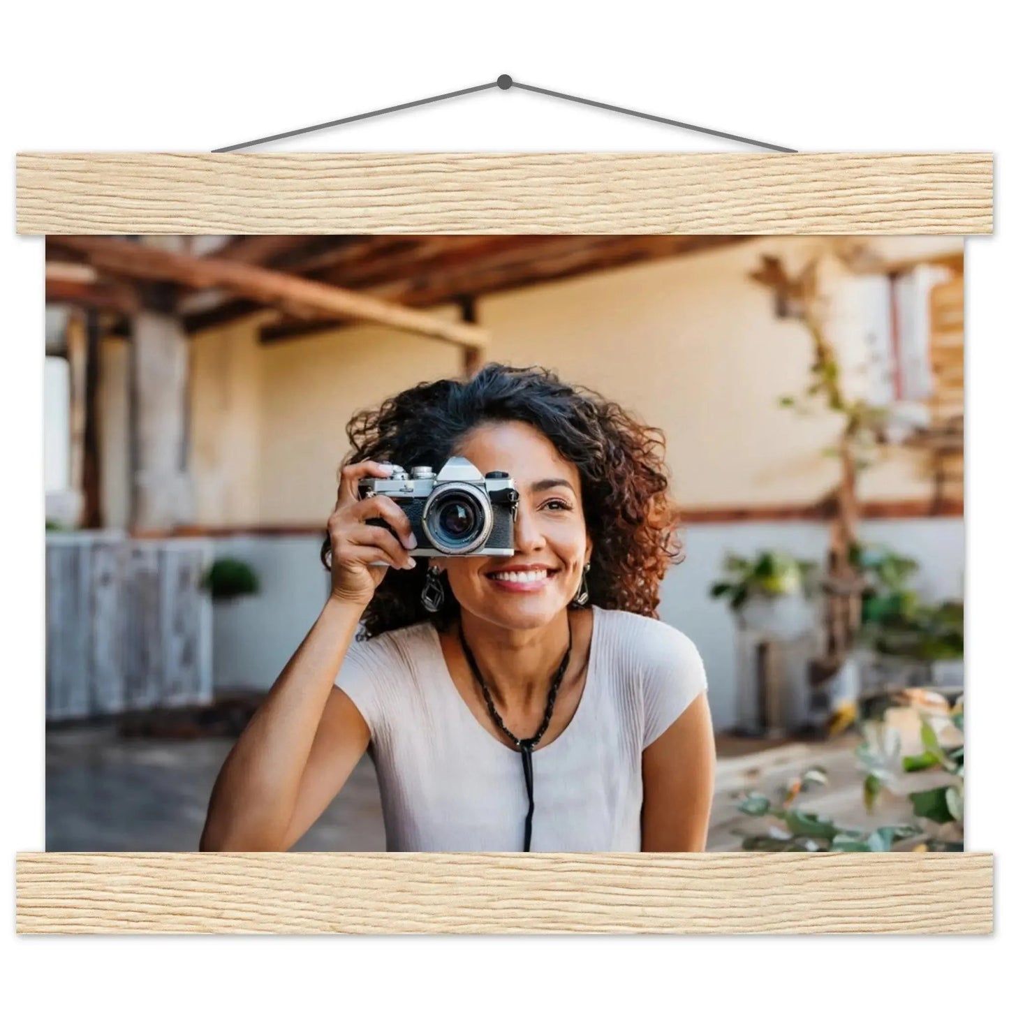 Ein Ausdruck moderner Ästhetik. Personalisiertes  mit Aufhängern – Dein Foto als Kunstdruck😍: zeitlos und harmonisch. Schlicht, elegant und wirkungsvoll.