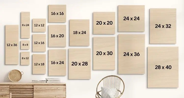 Druck auf Holz personalisierte Geschenke Übersicht der Formate
zoey Kunstdrucke