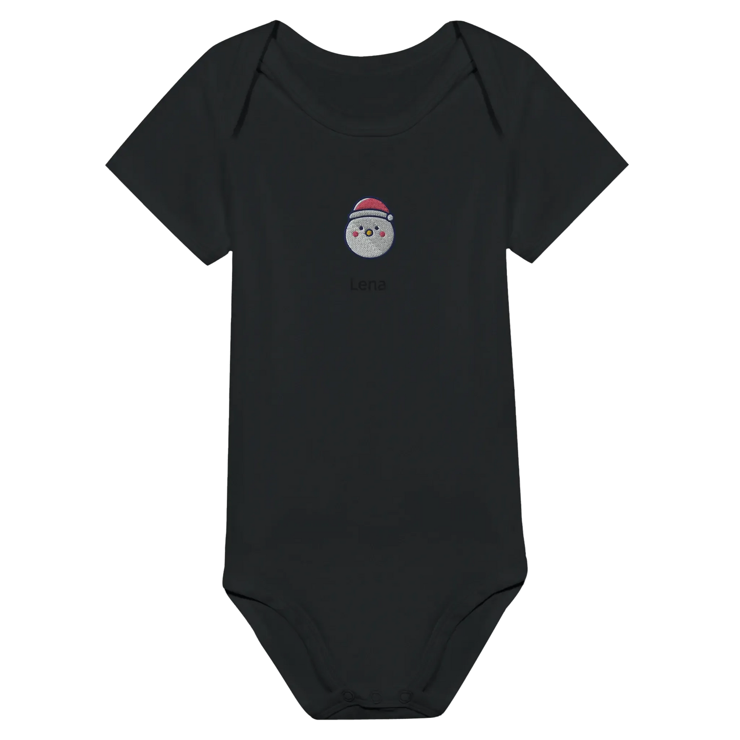 Liebevolle Erinnerung an Kindheitsmomente. Classic Baby Short Sleeve Bodysuit personalisiertes Geschenk zu Weihachten 🎅: freundlich und verspielt gestaltet. Ein Highlight für das Kinderzimmer.