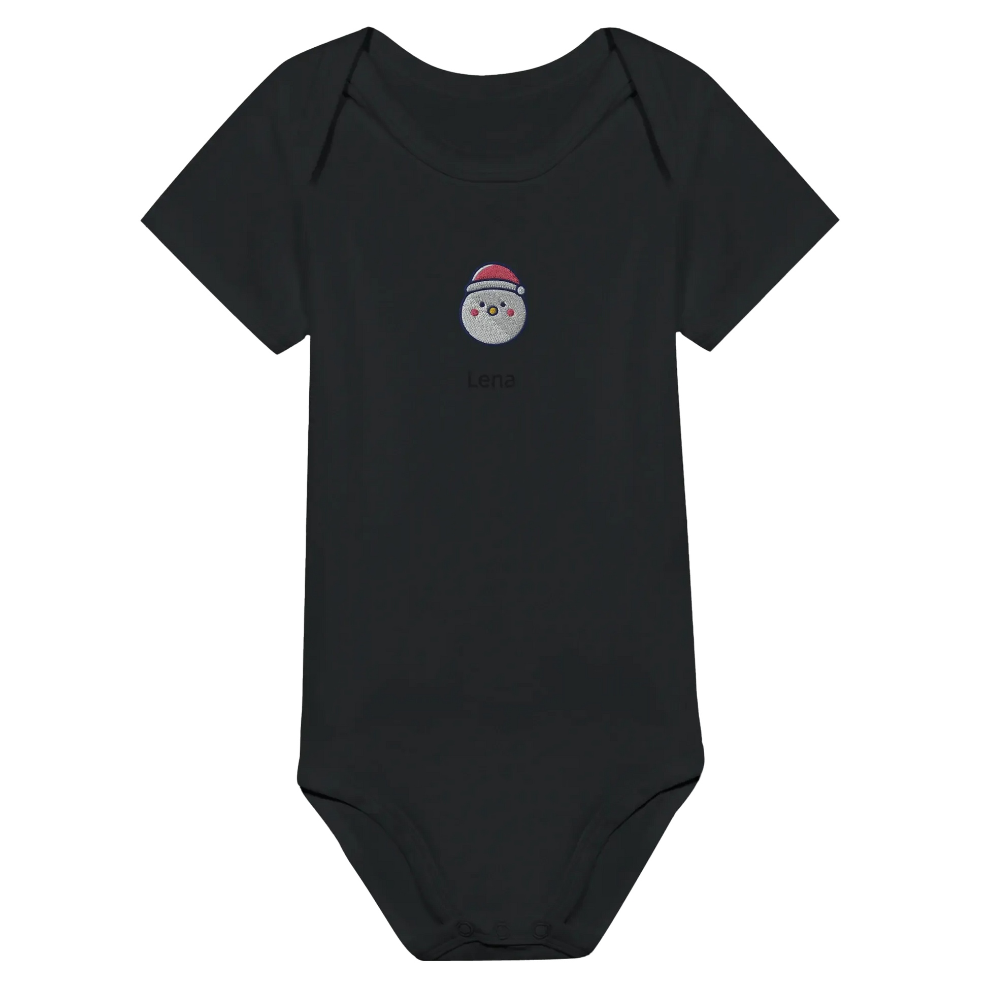 Liebevolle Erinnerung an Kindheitsmomente. Classic Baby Short Sleeve Bodysuit personalisiertes Geschenk zu Weihachten 🎅: freundlich und verspielt gestaltet. Ein Highlight für das Kinderzimmer.