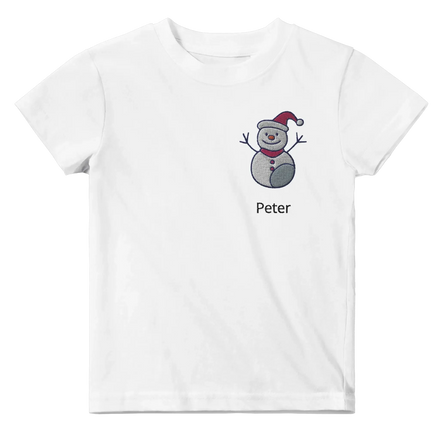 Dekoration mit Charakter. Classic Baby Crewneck T-shirt personalisiertes Kindershirt zu Weihnachten🎅: für stilvolle Raumgestaltung. Schlicht, elegant und wirkungsvoll.