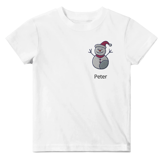 Dekoration mit Charakter. Classic Baby Crewneck T-shirt personalisiertes Kindershirt zu Weihnachten🎅: für stilvolle Raumgestaltung. Schlicht, elegant und wirkungsvoll.