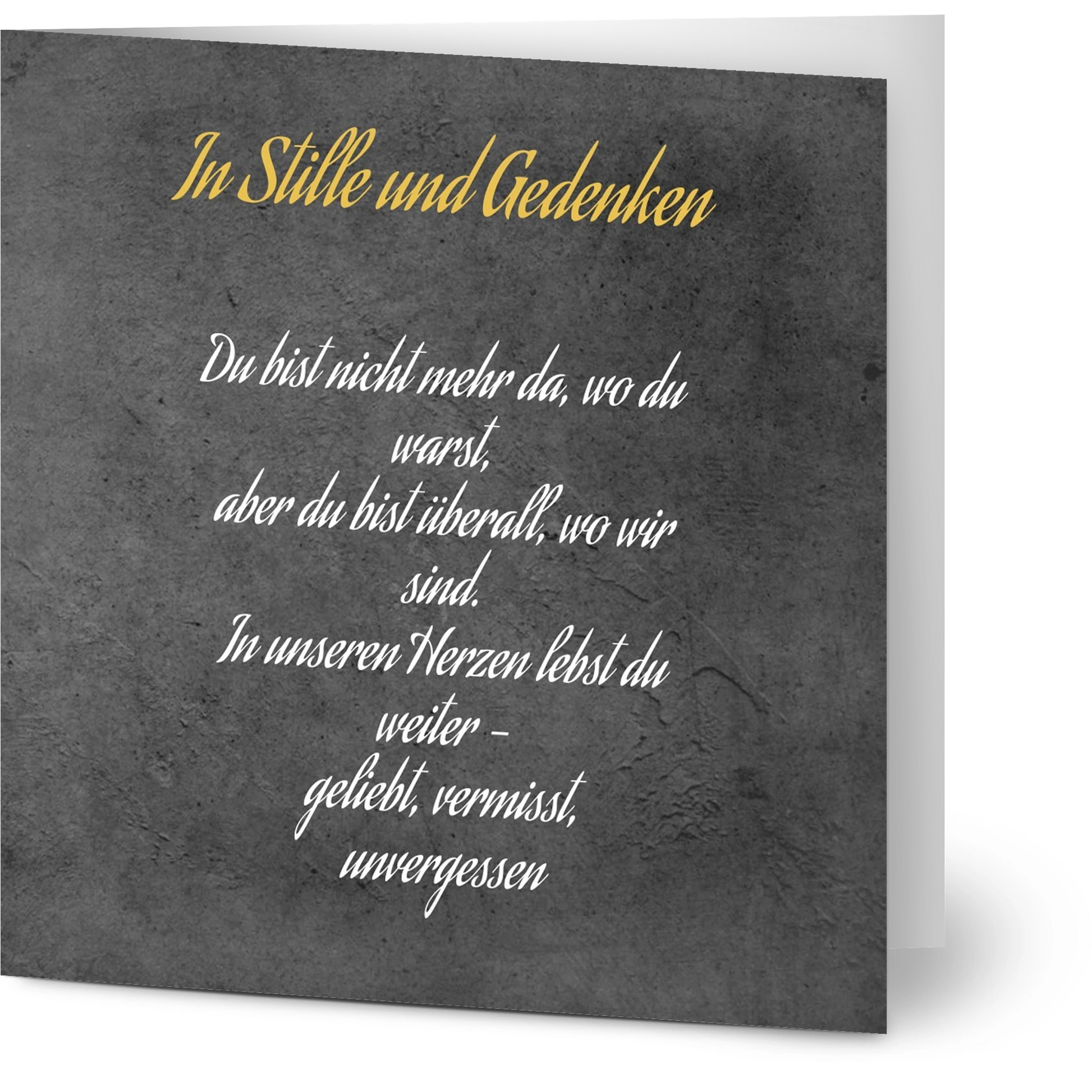 Ein Ausdruck moderner Ästhetik. Trauerspruch schwester- Dankeskarte handgemacht als Kunstdruck: zeitlos und harmonisch. Eine besondere Bereicherung für jeden Raum.