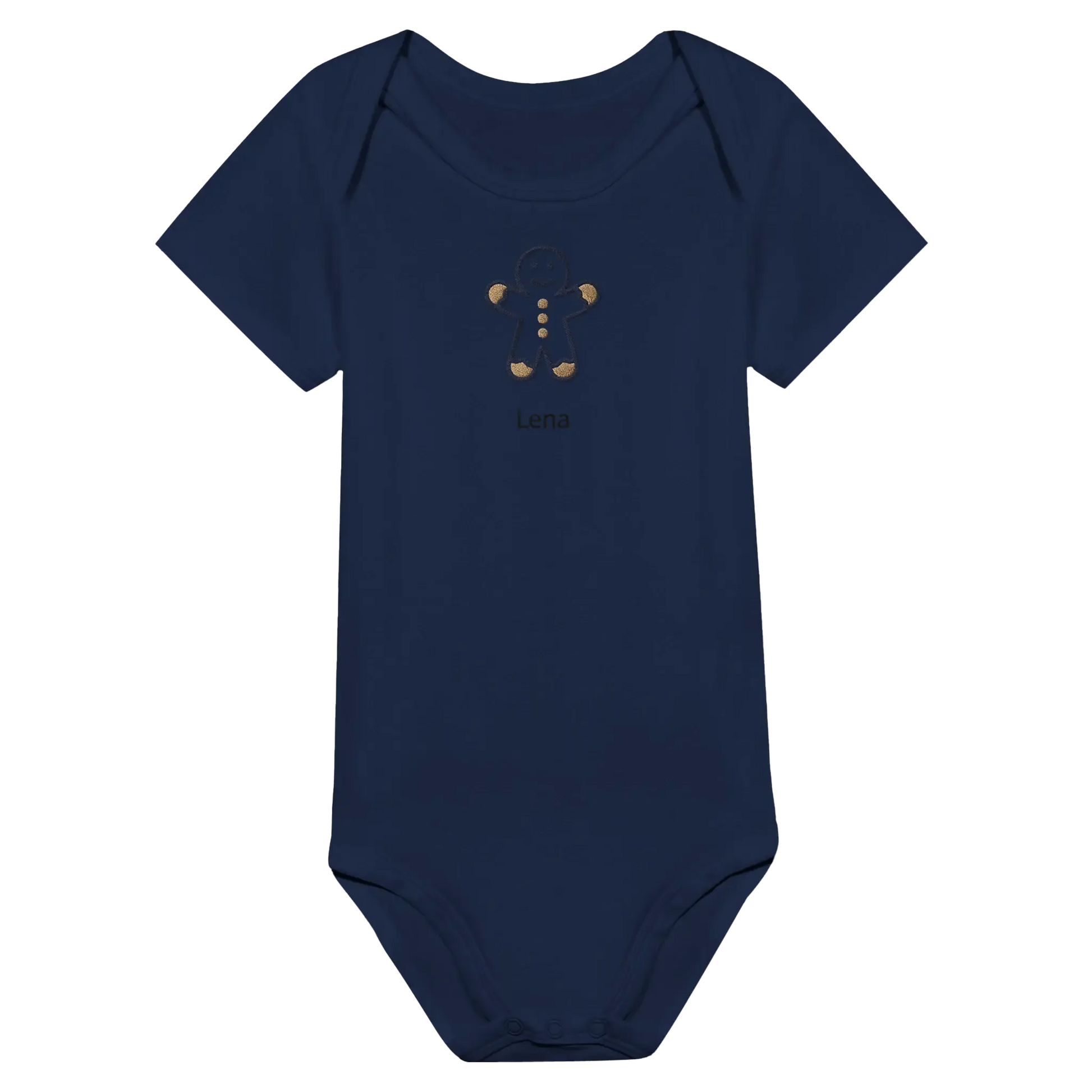 Liebevolle Erinnerung an Kindheitsmomente. Classic Baby Short Sleeve Bodysuit personalisiertes Geschenk zu Weihachten 🎅: freundlich und verspielt gestaltet. Ein Highlight für das Kinderzimmer.