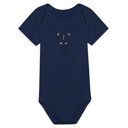 Liebevolle Erinnerung an Kindheitsmomente. Classic Baby Short Sleeve Bodysuit personalisiertes Geschenk zu Weihachten 🎅: freundlich und verspielt gestaltet. Ein Highlight für das Kinderzimmer.