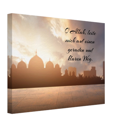 Stimmungsvolle Wandkunst für stilvolle Räume. Islamische Kraftgebete auf Leinwand – Hochwertiger Canvasdruck für spirituelle Momente: für stilvolle Raumgestaltung. Eine besondere Bereicherung für jeden Raum.