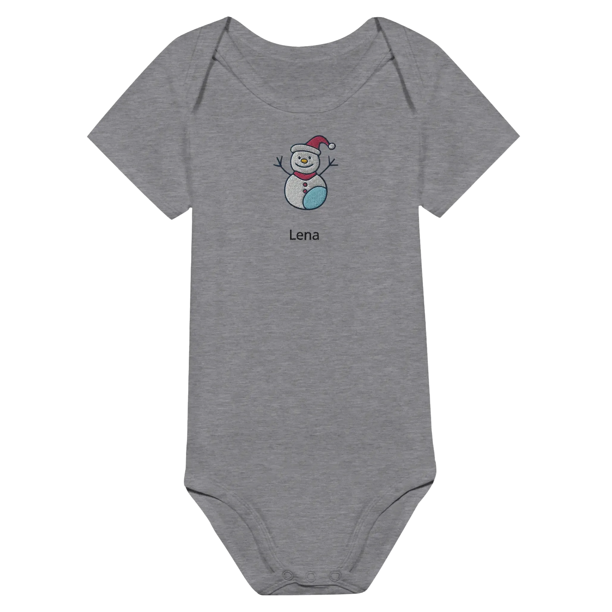 Liebevolle Erinnerung an Kindheitsmomente. Classic Baby Short Sleeve Bodysuit personalisiertes Geschenk zu Weihachten 🎅: freundlich und verspielt gestaltet. Ein Highlight für das Kinderzimmer.
