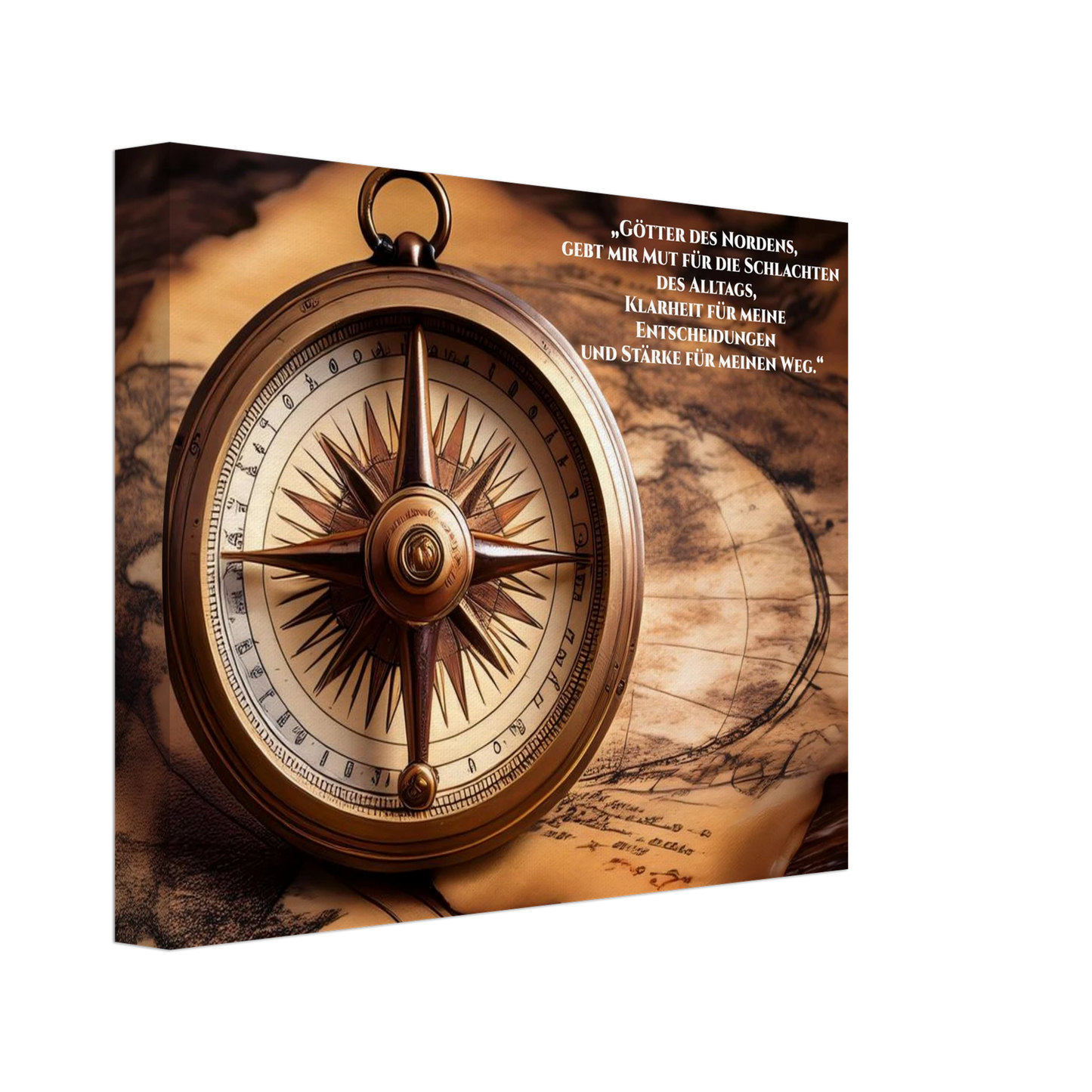 Dekoration mit Charakter. Nordische Kraftgebete auf Leinwand: zeitlos und harmonisch. Eine besondere Bereicherung für jeden Raum.