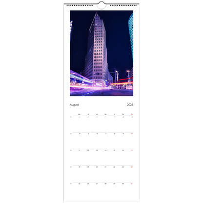 Ein Ausdruck moderner Ästhetik. Wandkalender 2025 personalisierbar  (EU & Rest der Welt): zeitlos und harmonisch. Eine besondere Bereicherung für jeden Raum.