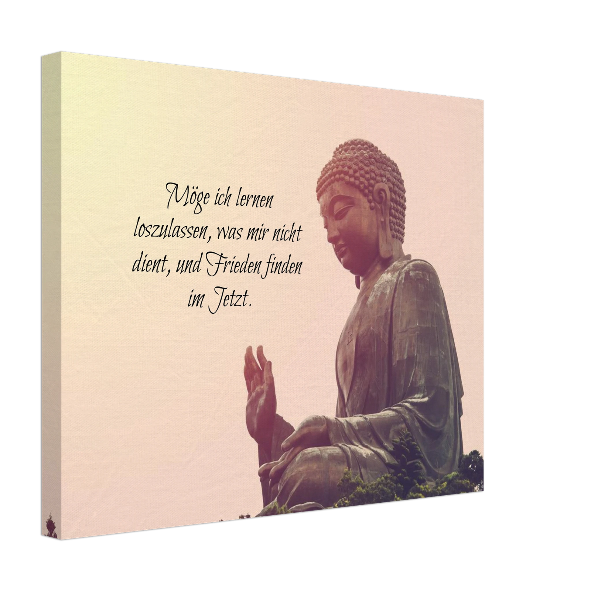 Dekoration mit Charakter. Tibetan Kraftgebete Canvas Print – Immersive Art Experience: für stilvolle Raumgestaltung. Eine besondere Bereicherung für jeden Raum.