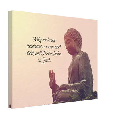 Dekoration mit Charakter. Tibetan Kraftgebete Canvas Print – Immersive Art Experience: für stilvolle Raumgestaltung. Eine besondere Bereicherung für jeden Raum.