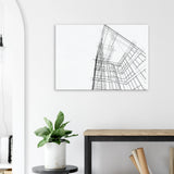 Abstrakte Kunst auf Leinwand - Moderne Kunst für dein Zuhause – Leinwandbild mit dekorativer Motivgestaltung
