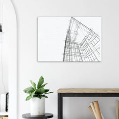 Abstrakte Kunst auf Leinwand - Moderne Kunst für dein Zuhause – Leinwandbild mit dekorativer Motivgestaltung