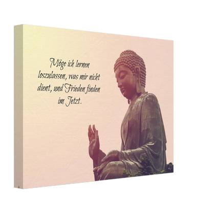 Dekoration mit Charakter. Tibetan Kraftgebete Canvas Print – Immersive Art Experience: für stilvolle Raumgestaltung. Schlicht, elegant und wirkungsvoll.