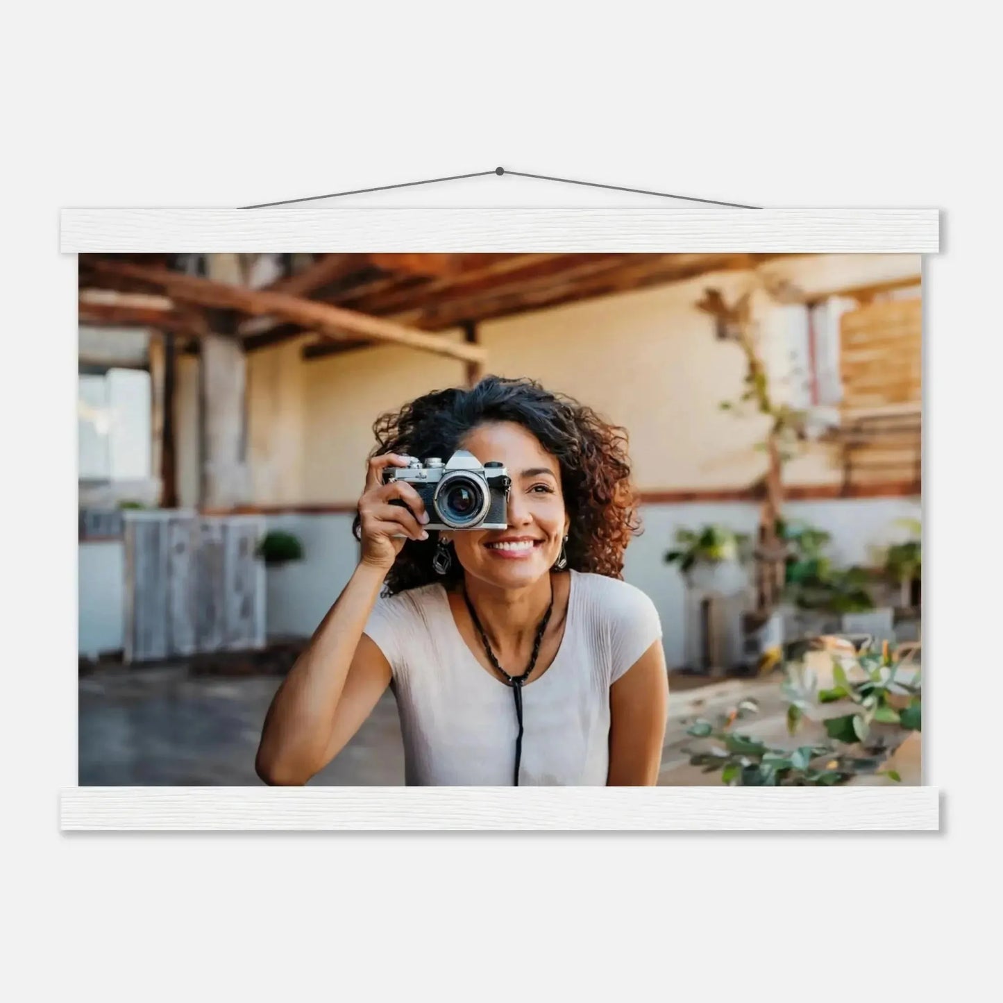 Ein Ausdruck moderner Ästhetik. Personalized  with Hanger – Custom Photo on Masters Edition Paper: passt in jedes Ambiente. Schlicht, elegant und wirkungsvoll.