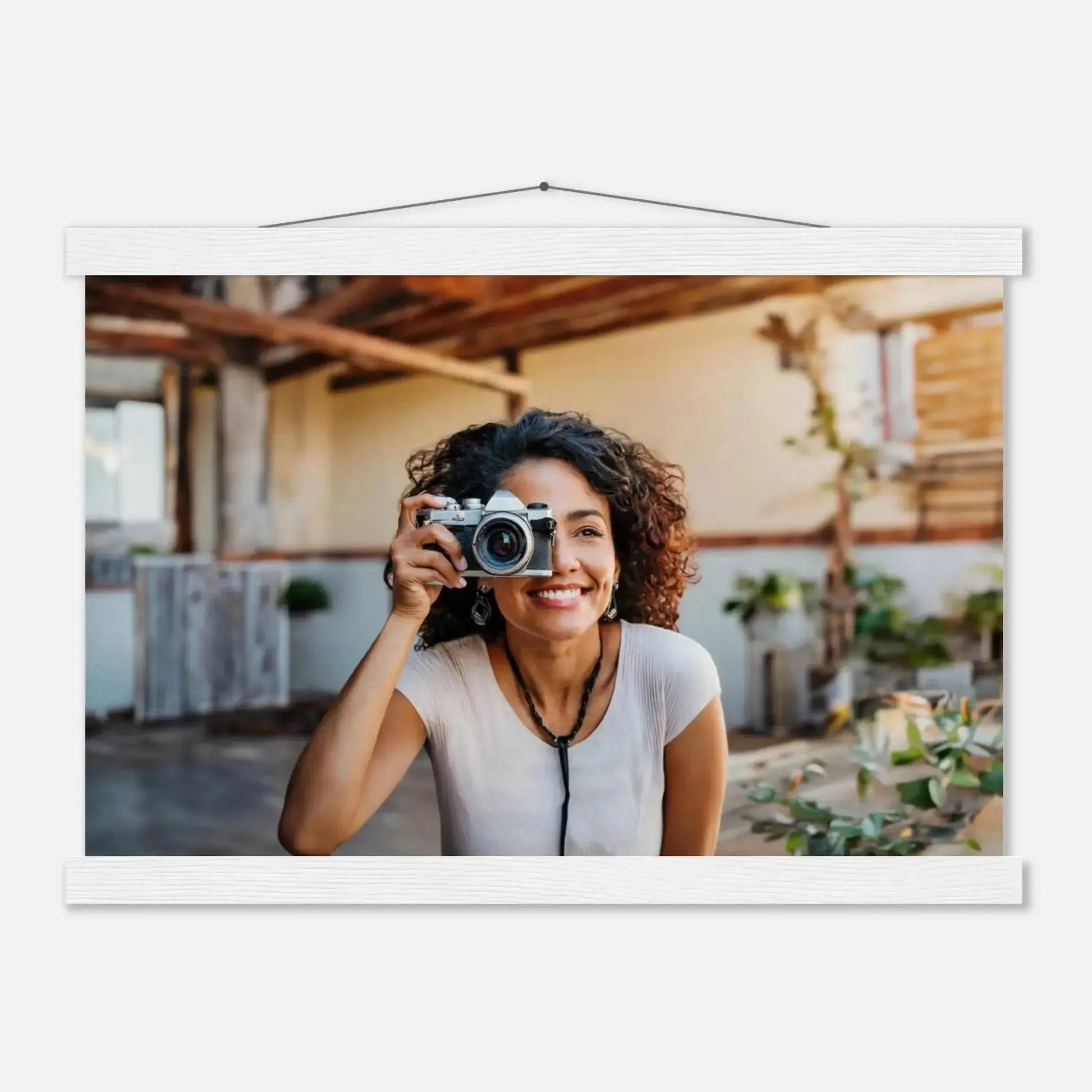 Ein Ausdruck moderner Ästhetik. Personalized  with Hanger – Custom Photo on Masters Edition Paper: passt in jedes Ambiente. Schlicht, elegant und wirkungsvoll.