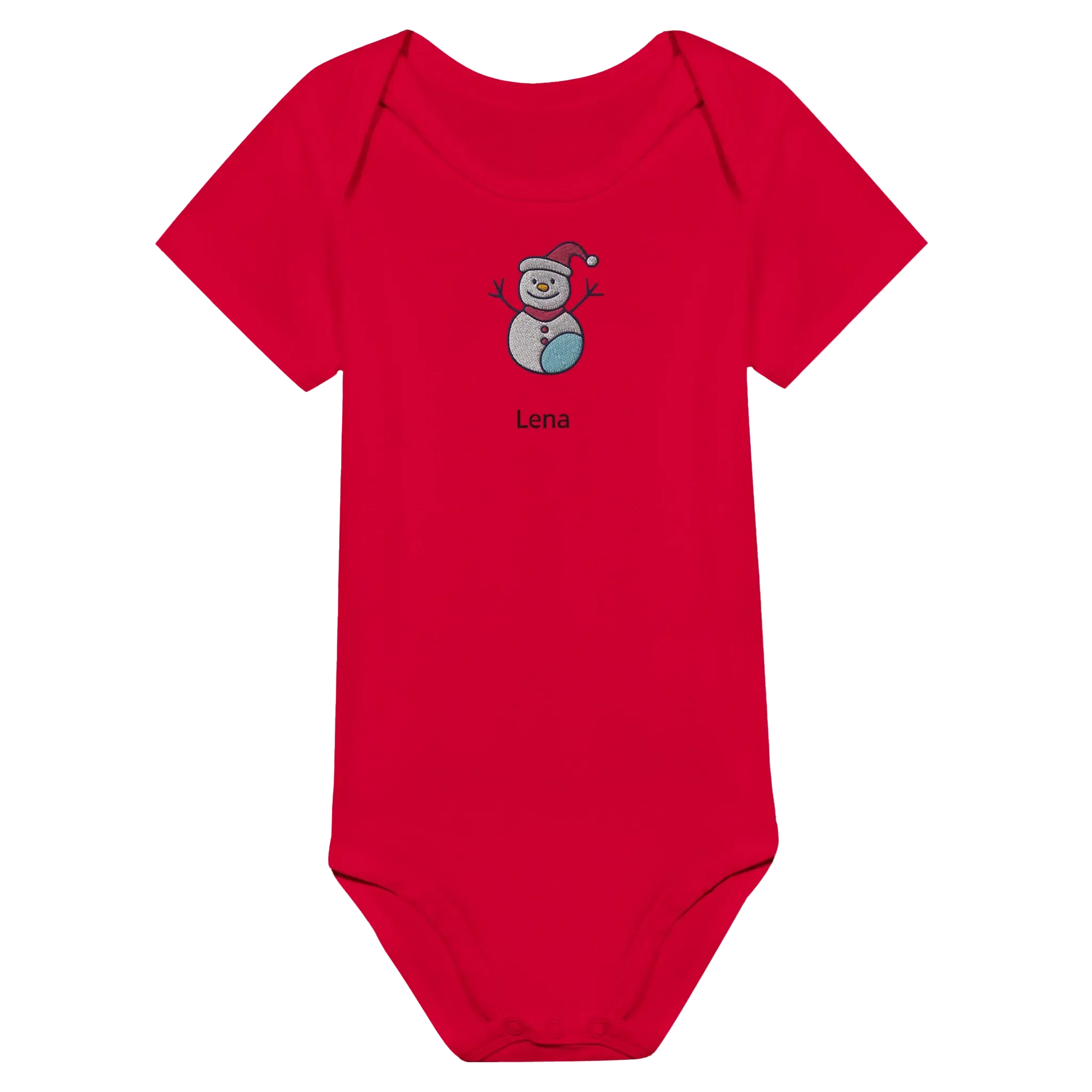 Liebevolle Erinnerung an Kindheitsmomente. Classic Baby Short Sleeve Bodysuit personalisiertes Geschenk zu Weihachten 🎅: freundlich und verspielt gestaltet. Ein Highlight für das Kinderzimmer.