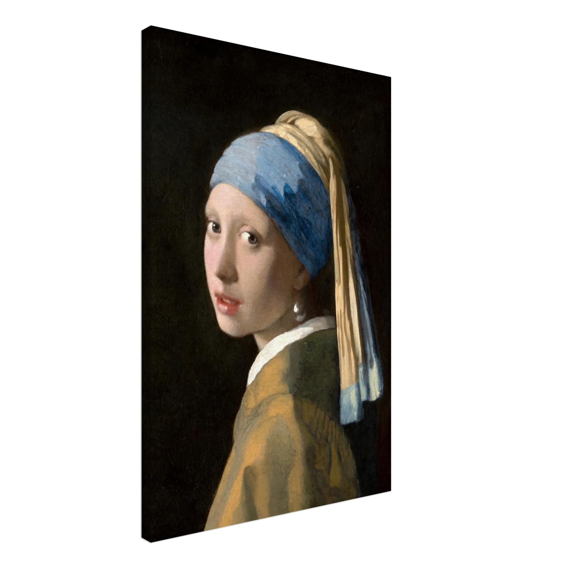 Stimmungsvolle Wandkunst für stilvolle Räume. Vermeer - Das Mädchen mit dem Perlenohrgehänge – Kunstvolle Wanddekoration: für stilvolle Raumgestaltung. Schlicht, elegant und wirkungsvoll.