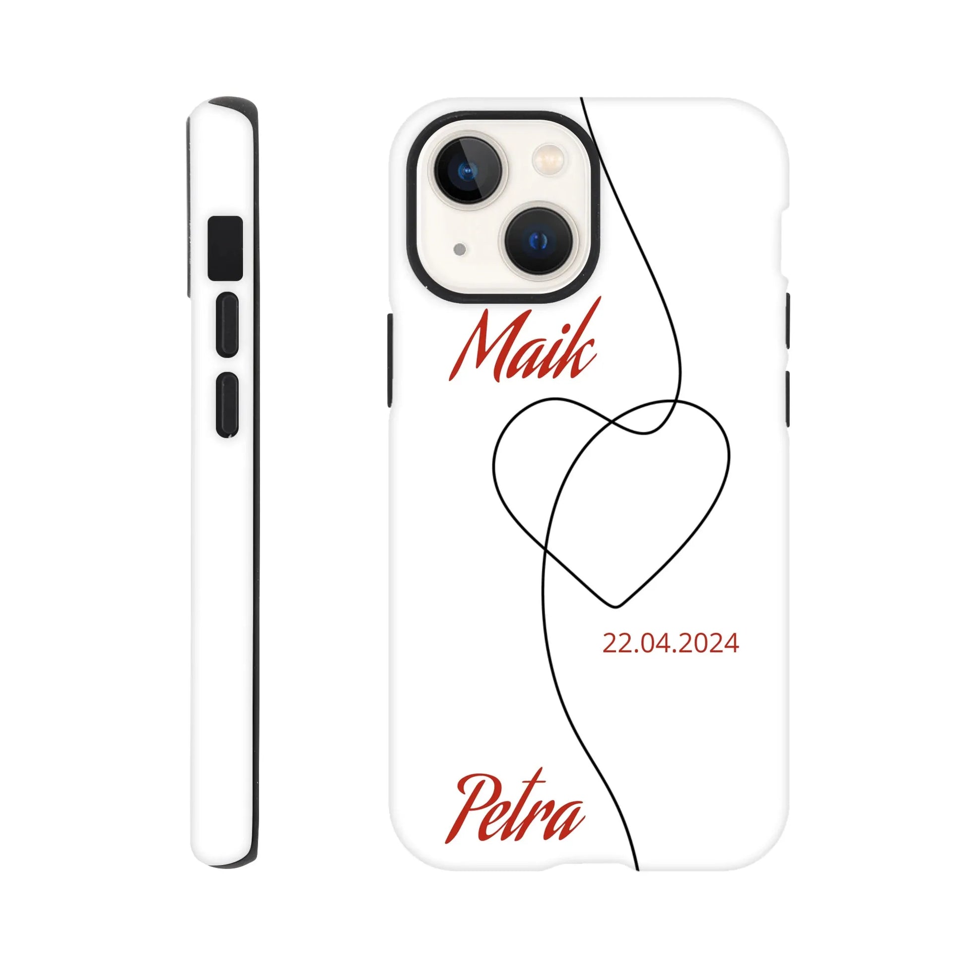 Dekoration mit Charakter. Personalisierbares Hartschalen Case – Ultimativer Schutz zum Geburtstag und Valentinstag: zeitlos und harmonisch. Schlicht, elegant und wirkungsvoll.