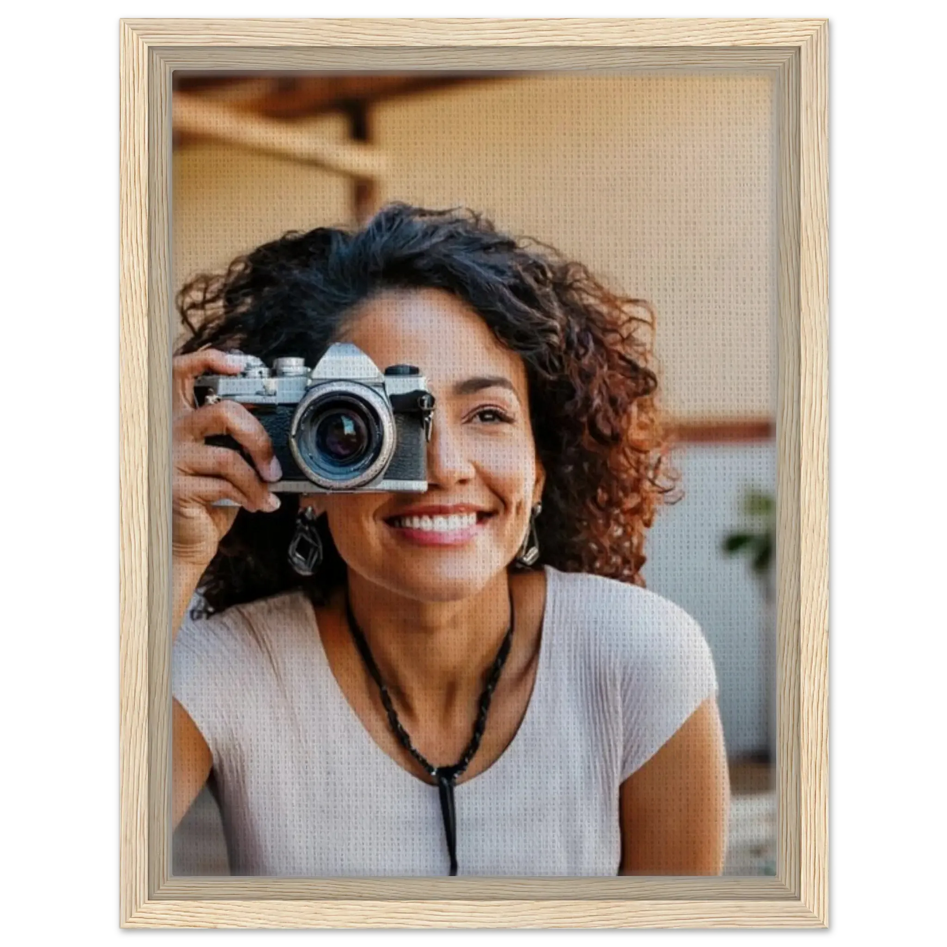 Dekoration mit Charakter. Dein Foto auf Leinwand mit  – personalisierte bedruckte Leinwand: zeitlos und harmonisch. Schlicht, elegant und wirkungsvoll.