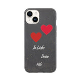 Dekoration mit Charakter. Biologisch abbaubares Case für Dein I Phone: zeitlos und harmonisch. Schlicht, elegant und wirkungsvoll.