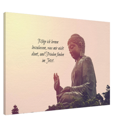 Stimmungsvolle Wandkunst für stilvolle Räume. Tibetan Kraftgebete Canvas Print – Immersive Art Experience: zeitlos und harmonisch. Eine besondere Bereicherung für jeden Raum.