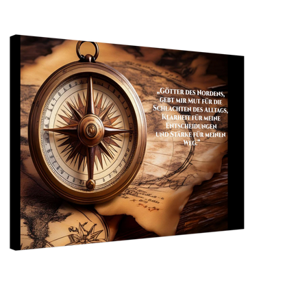 Dekoration mit Charakter. Nordische Kraftgebete auf Leinwand: für stilvolle Raumgestaltung. Eine besondere Bereicherung für jeden Raum.