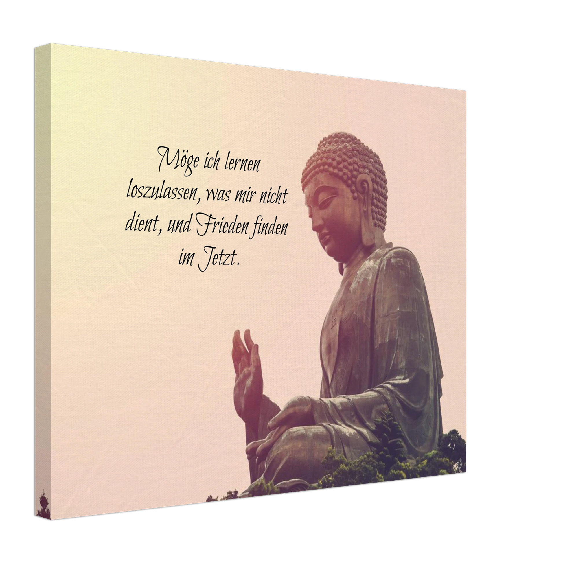 Dekoration mit Charakter. Tibetan Kraftgebete Canvas Print – Immersive Art Experience: für stilvolle Raumgestaltung. Eine besondere Bereicherung für jeden Raum.