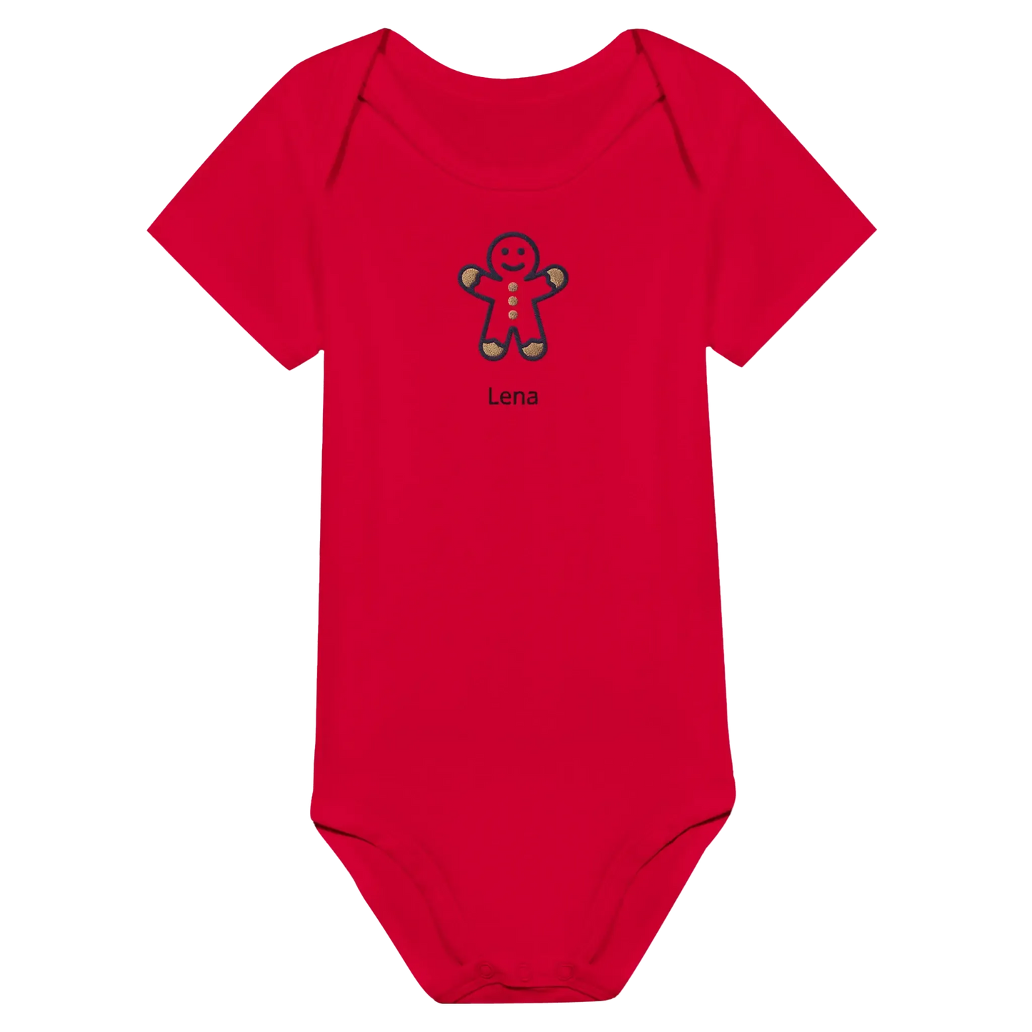 Liebevolle Erinnerung an Kindheitsmomente. Classic Baby Short Sleeve Bodysuit personalisiertes Geschenk zu Weihachten 🎅: freundlich und verspielt gestaltet. Zaubert ein Lächeln auf jedes Gesicht.