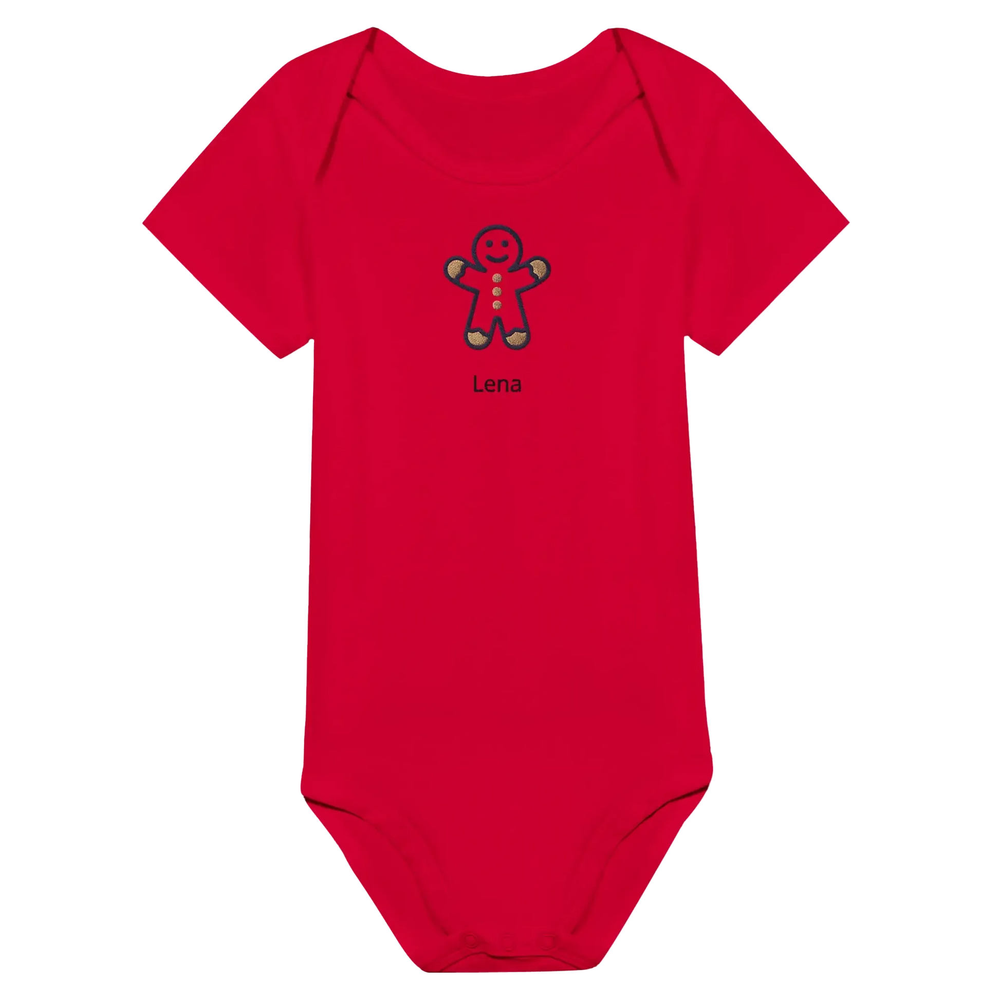 Liebevolle Erinnerung an Kindheitsmomente. Classic Baby Short Sleeve Bodysuit personalisiertes Geschenk zu Weihachten 🎅: freundlich und verspielt gestaltet. Zaubert ein Lächeln auf jedes Gesicht.