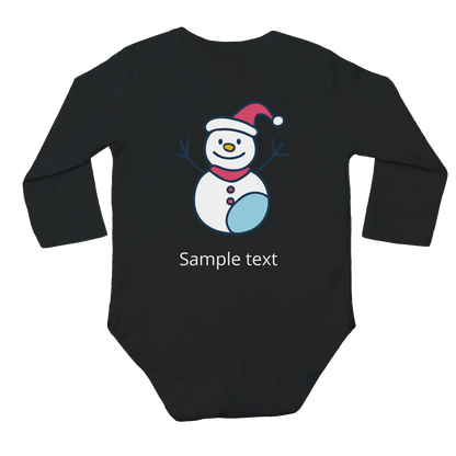 Classic Baby Long Sleeve Bodysuit zu Weihnachten personalisiert verschenken 🎅 - Zoey Kunstdrucke