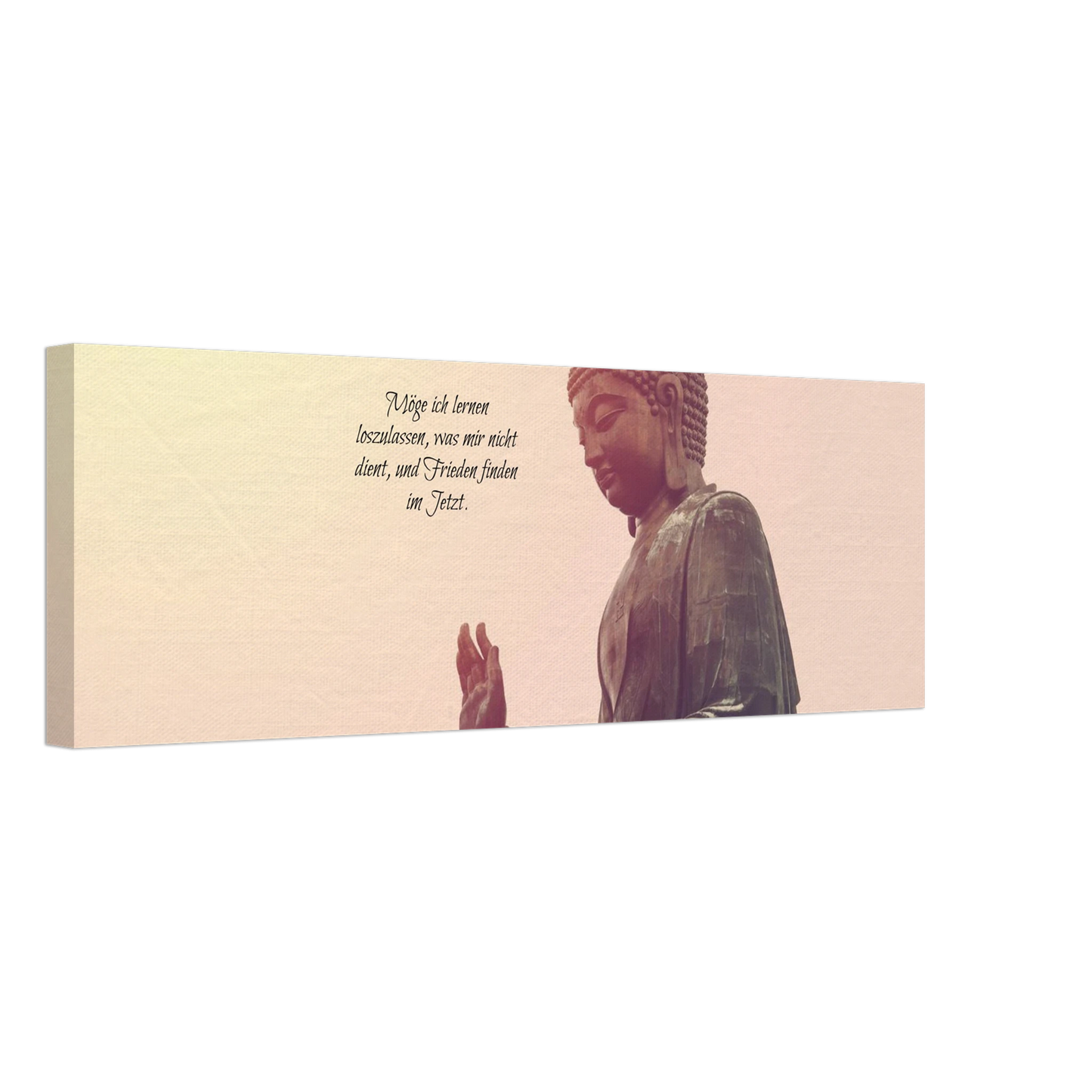 Dekoration mit Charakter. Tibetan Kraftgebete Canvas Print – Immersive Art Experience: zeitlos und harmonisch. Schlicht, elegant und wirkungsvoll.