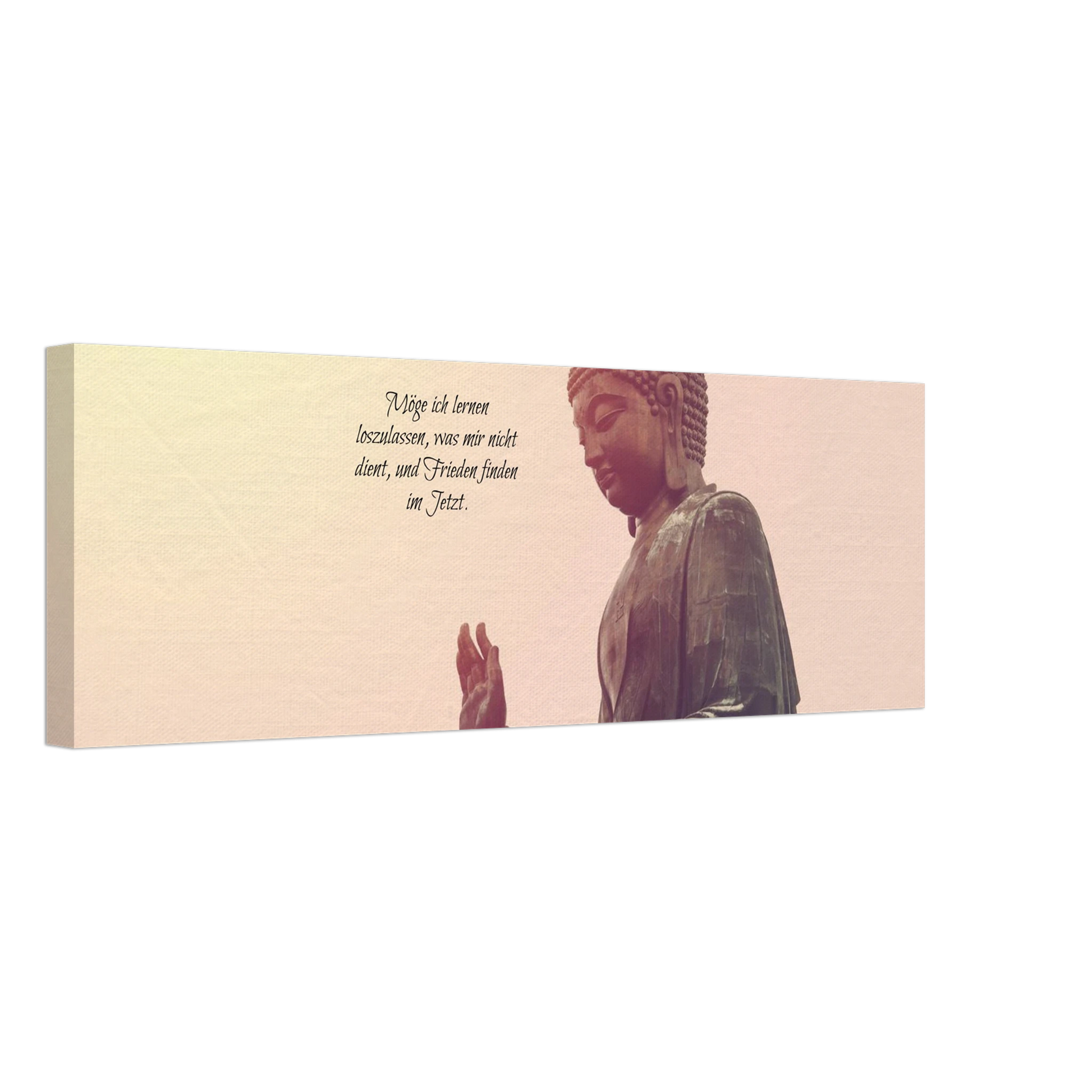 Dekoration mit Charakter. Tibetan Kraftgebete Canvas Print – Immersive Art Experience: zeitlos und harmonisch. Schlicht, elegant und wirkungsvoll.