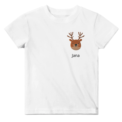 Liebevolle Erinnerung an Kindheitsmomente. Classic Baby Crewneck T-shirt personalisiertes Kindershirt zu Weihnachten🎅: voller Geborgenheit und Fantasie. Ein Highlight für das Kinderzimmer.