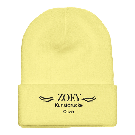 Flexfit Classic Cuffed Beanie – Warme & hypoallergene Mütze – personalisierbares Produkt mit individuellem Motiv