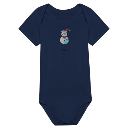 Liebevolle Erinnerung an Kindheitsmomente. Classic Baby Short Sleeve Bodysuit personalisiertes Geschenk zu Weihachten 🎅: freundlich und verspielt gestaltet. Ein Highlight für das Kinderzimmer.