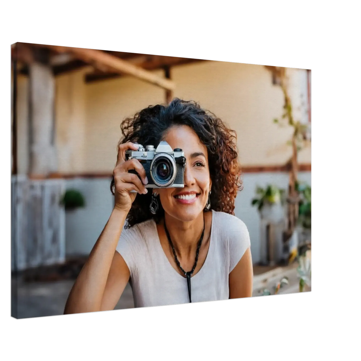 Stimmungsvolle Wandkunst für stilvolle Räume. Dein Foto auf Leinwand – Verewigen Sie Ihre Familienportraits: zeitlos und harmonisch. Schlicht, elegant und wirkungsvoll.